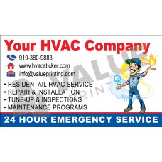 HVAC Business Card Magnet #18